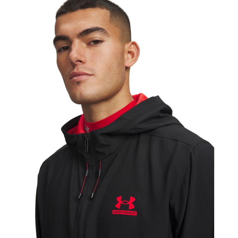 Męska kurtka treningowa Under Armour UA Tech Sport Woven Jacket - czarna