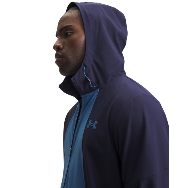 Męska kurtka treningowa Under Armour UA Tech Utility Woven Jckt - granatowa