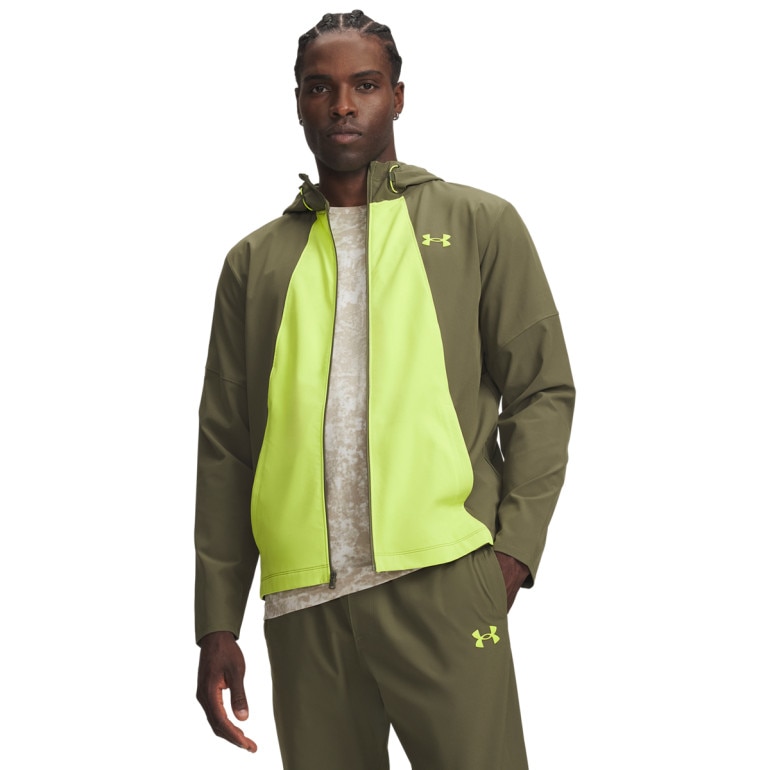 Męska kurtka treningowa Under Armour UA Tech Utility Woven Jckt - khaki