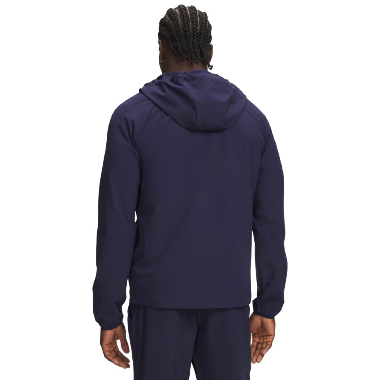 Męska kurtka wiatrówka Under Armour UA Stretch Woven Windbreaker - granatowa