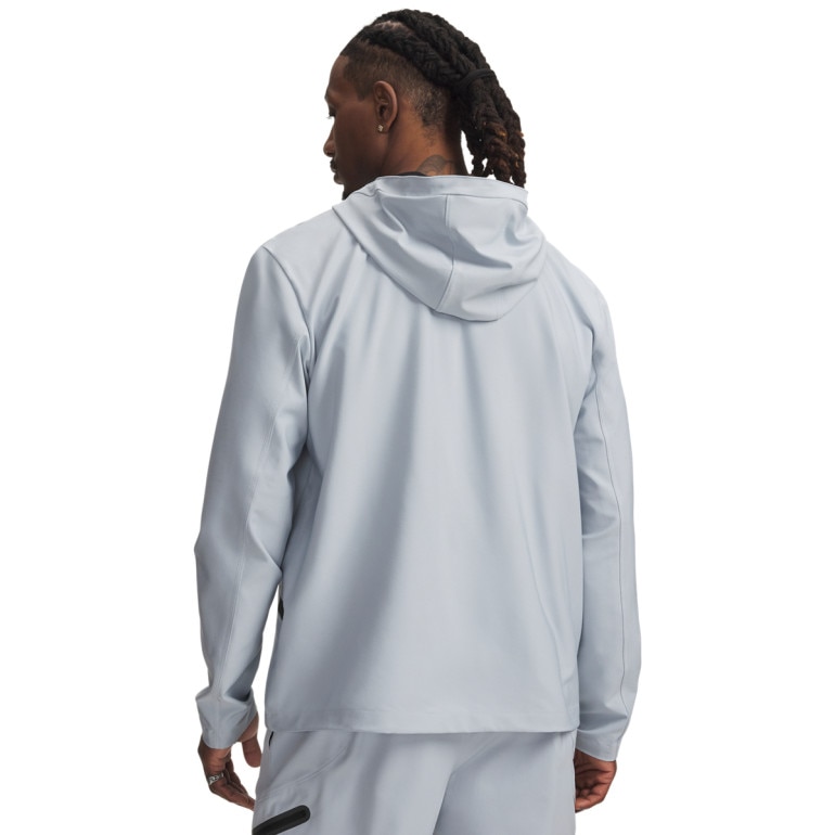 Męska kurtka z kapturem Under Armour UA Unstoppable Woven Jacket - niebieska