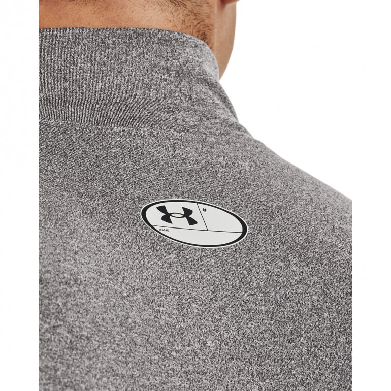 Męski longsleeve treningowy termoaktywny UNDER ARMOUR UA CG Armour Comp Mock - szary