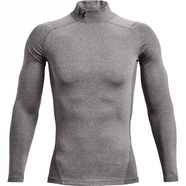 Męski longsleeve treningowy termoaktywny UNDER ARMOUR UA CG Armour Comp Mock - szary