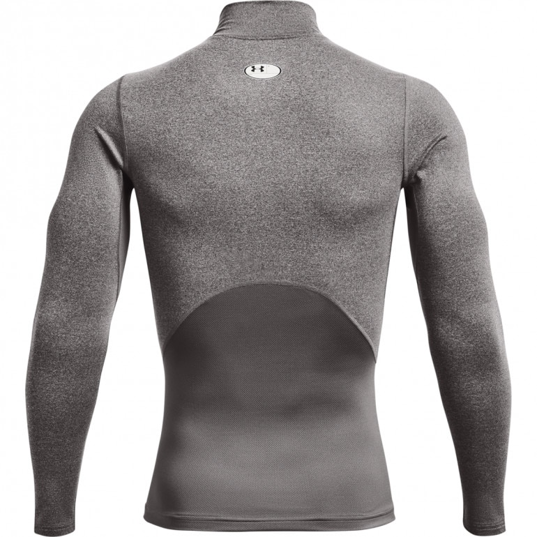 Męski longsleeve treningowy termoaktywny UNDER ARMOUR UA CG Armour Comp Mock - szary