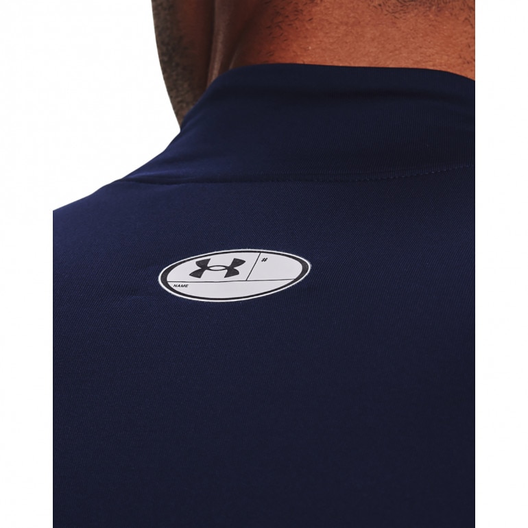 Męski longsleeve treningowy termoaktywny UNDER ARMOUR UA CG Armour Fitted Mock - granatowy