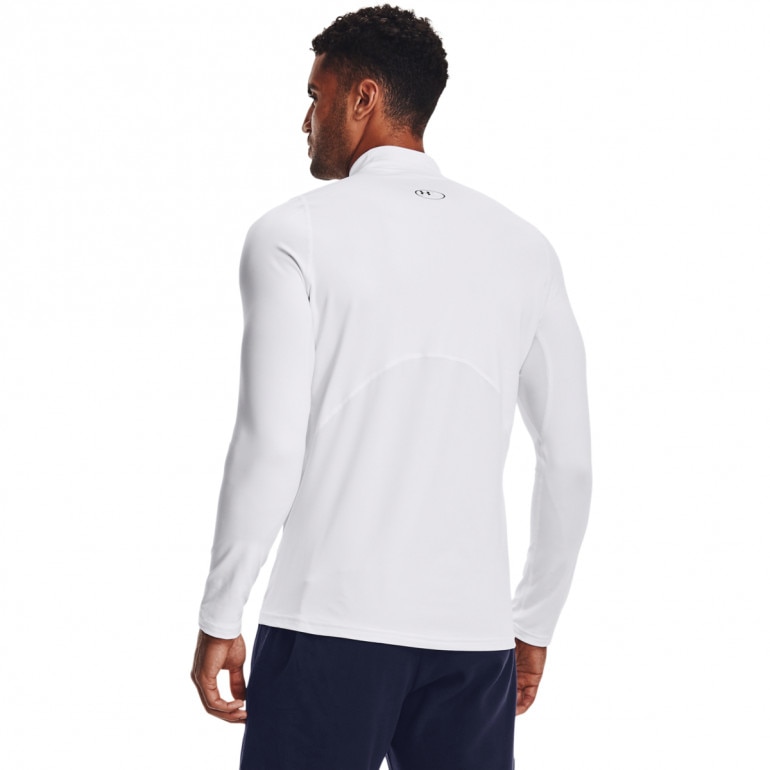 Męski longsleeve treningowy termoaktywny UNDER ARMOUR UA CG Armour Fitted Mock - biały