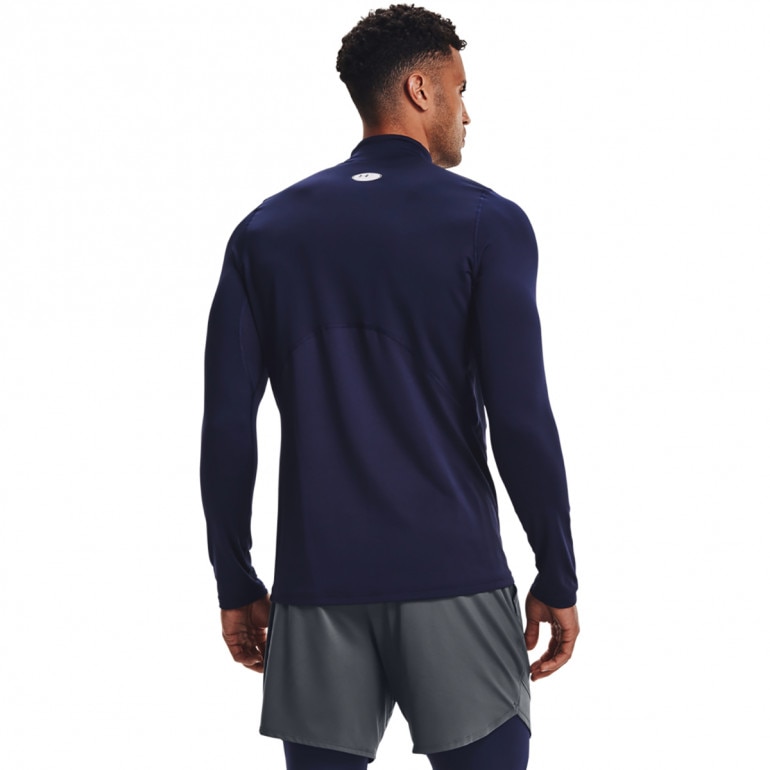 Męski longsleeve treningowy termoaktywny UNDER ARMOUR UA CG Armour Fitted Mock - granatowy