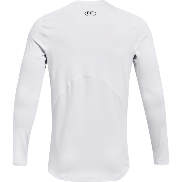 Męski longsleeve treningowy UNDER ARMOUR UA CG Armour Fitted Crew - biały