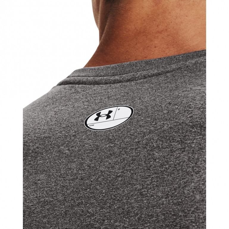 Męski longsleeve treningowy UNDER ARMOUR UA CG Armour Fitted Crew - szary