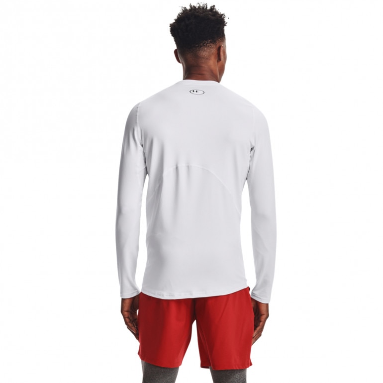 Męski longsleeve treningowy UNDER ARMOUR UA CG Armour Fitted Crew - biały