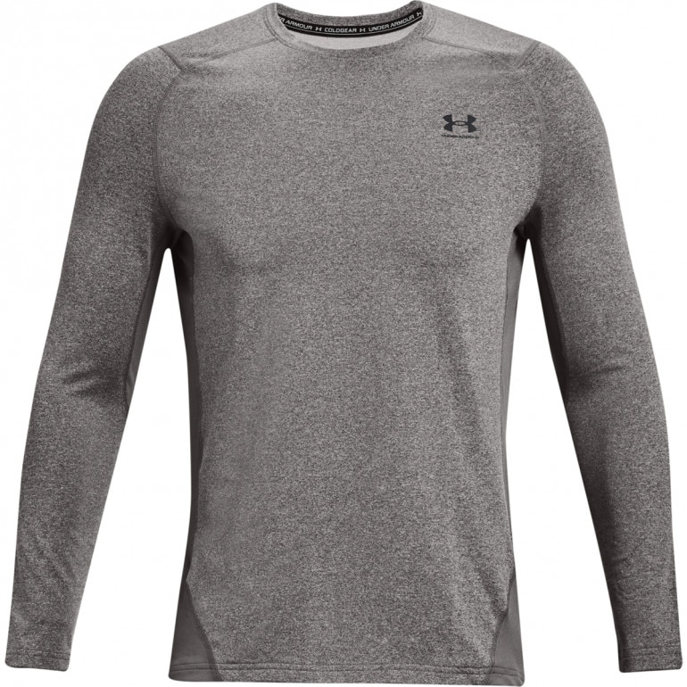 Męski longsleeve treningowy UNDER ARMOUR UA CG Armour Fitted Crew - szary