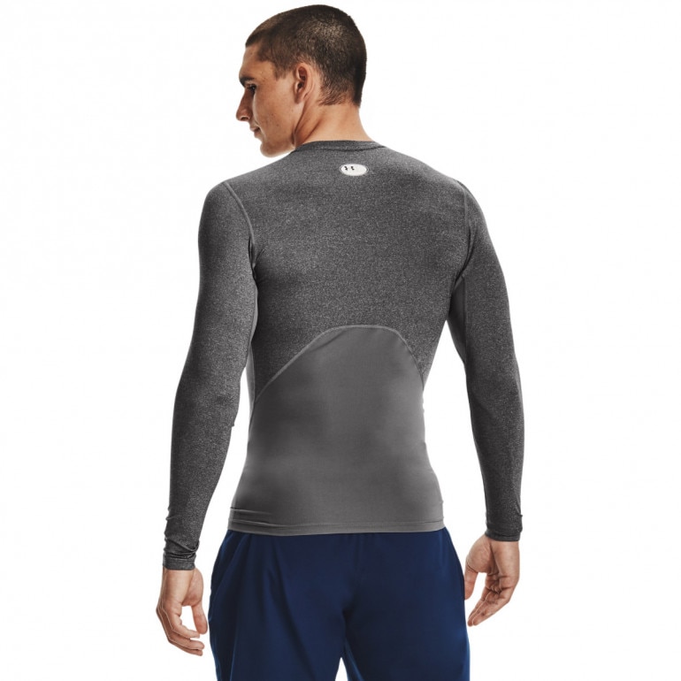 Męski longsleeve treningowy UNDER ARMOUR UA HG Armour Comp LS - szary