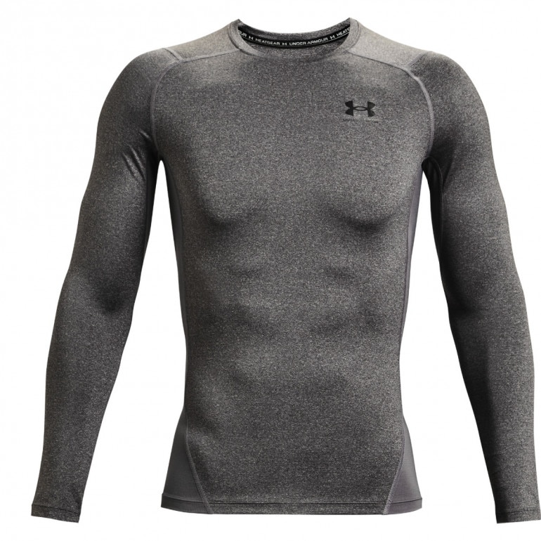 Męski longsleeve treningowy UNDER ARMOUR UA HG Armour Comp LS - szary