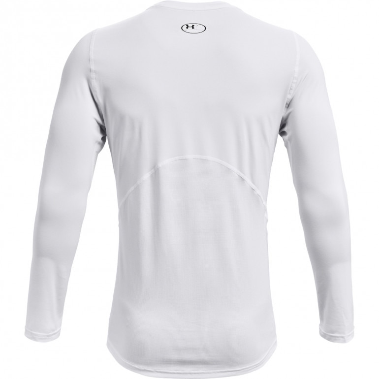 Męski longsleeve treningowy UNDER ARMOUR UA HG Armour Fitted LS - biały