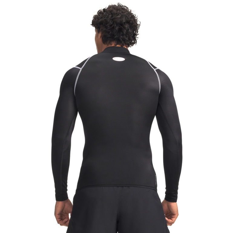 Męski longsleeve treningowy Under Armour UA HG Elite Comp Mock LS - czarny