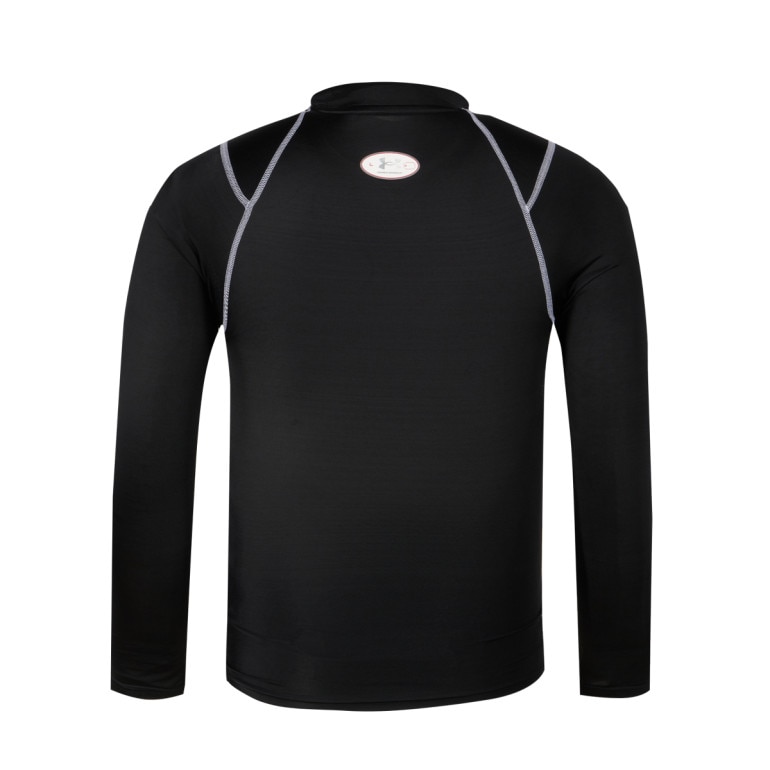 Męski longsleeve treningowy Under Armour UA HG Elite Comp Mock LS - czarny