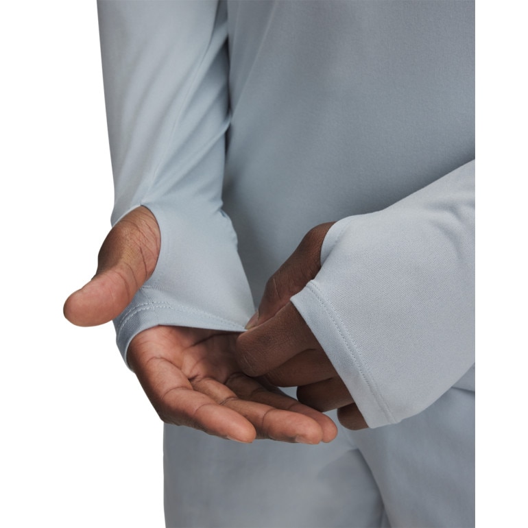 Męski longsleeve treningowy Under Armour UA Tech Utility 1/4 Zip - szary