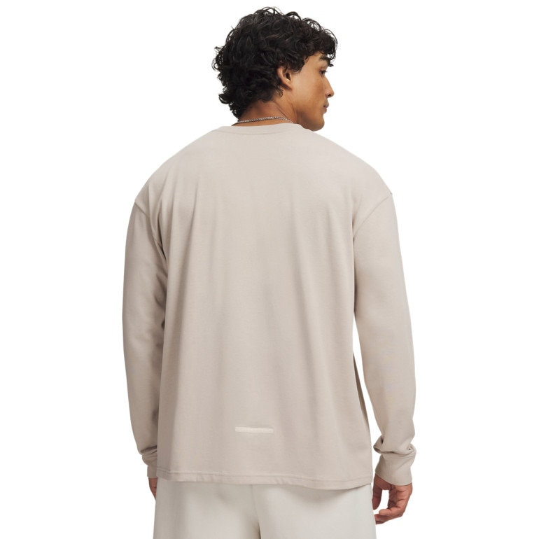 Męski longsleeve Under Armour UA M HWT UNSTOPPABLE LS - beżowy