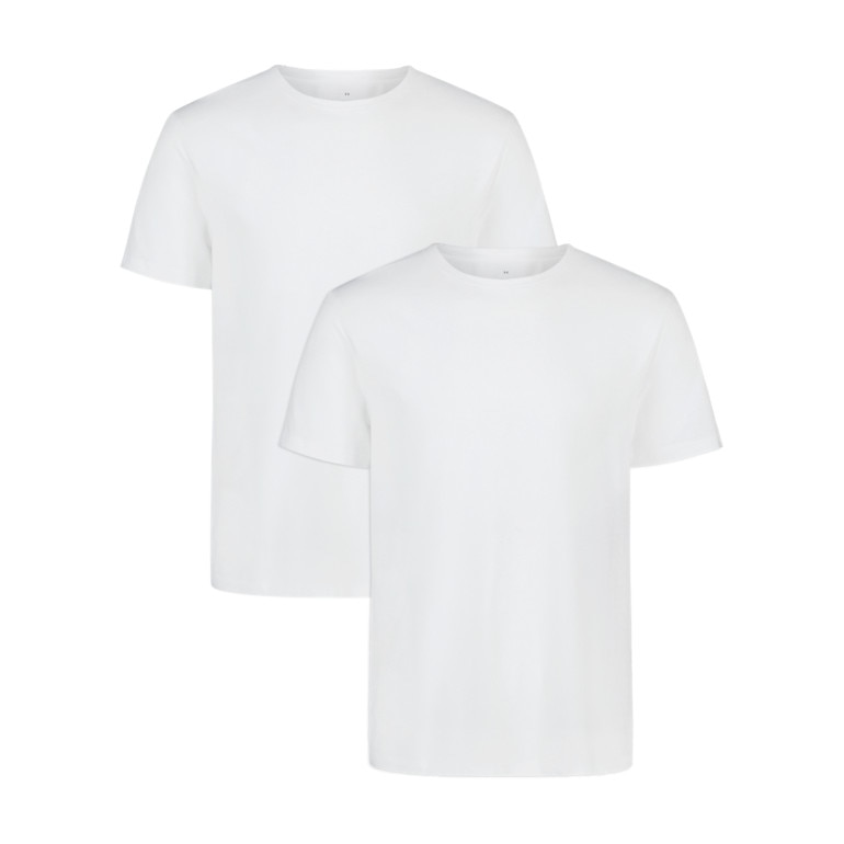 Męski t-shirt bez nadruku (2-pack) Under Armour Performance - biały