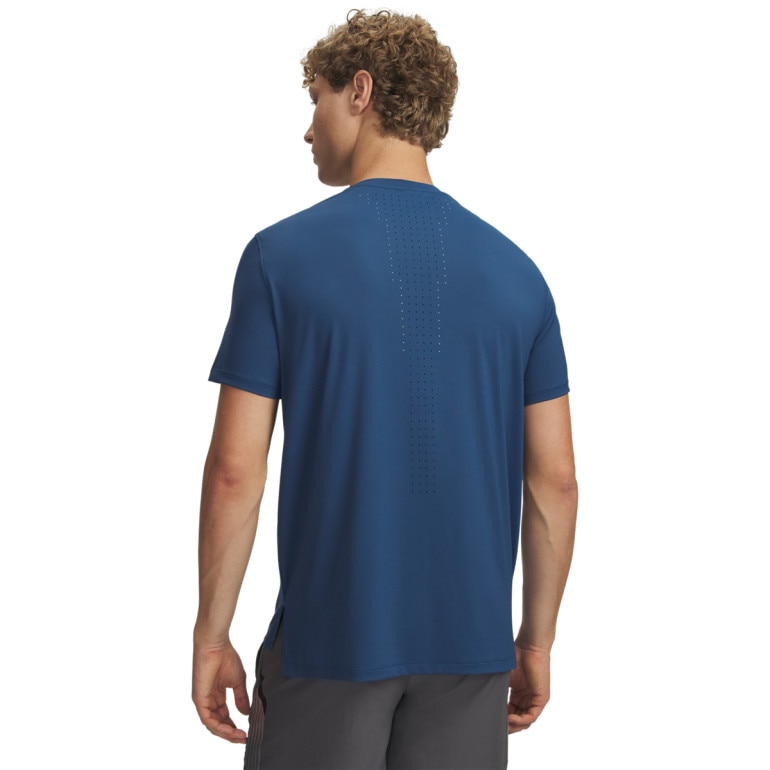 Męski t-shirt do biegania Under Armour UA Velociti Pro Shortsleeve - niebieski