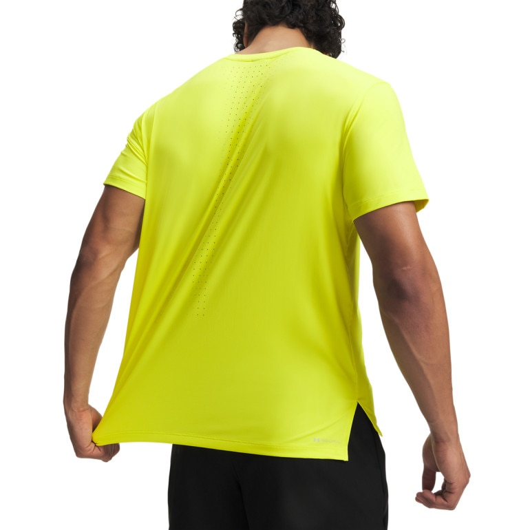 Męski t-shirt do biegania Under Armour UA Velociti Pro Shortsleeve - żółty