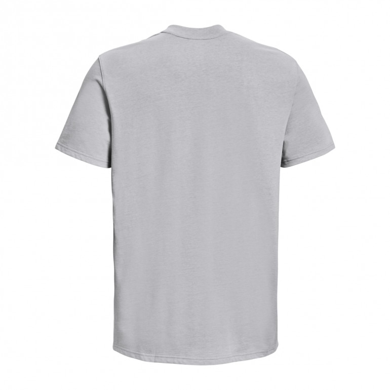 Męski t-shirt z nadrukiem Under Armour  Curry Trolly Heavyweight Short Sleeve - biały