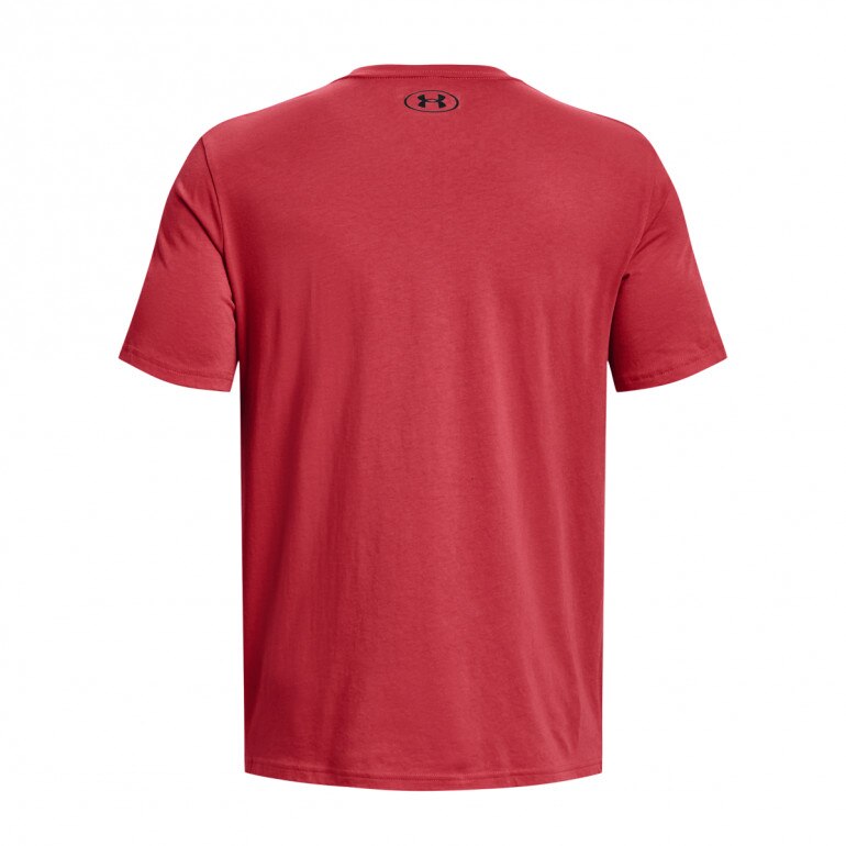 Męski t-shirt z nadrukiem UNDER ARMOUR SPORTSTYLE LOGO SS - czerwony