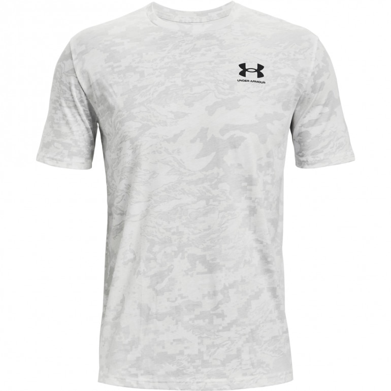 Męski t-shirt z nadrukiem UNDER ARMOUR UA ABC CAMO SS - biały