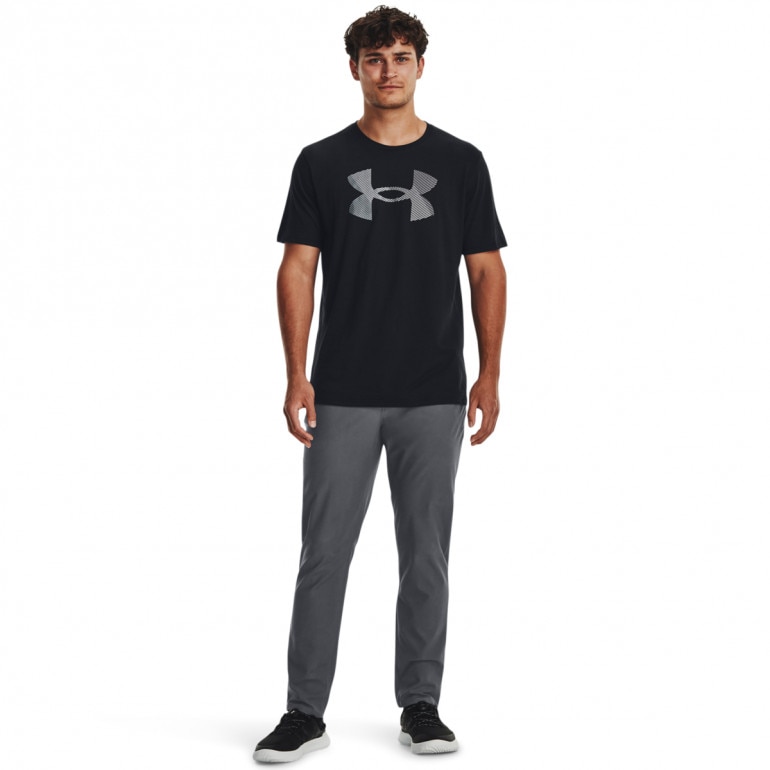 Męski t-shirt z nadrukiem Under Armour UA Big Logo Fill - czarny