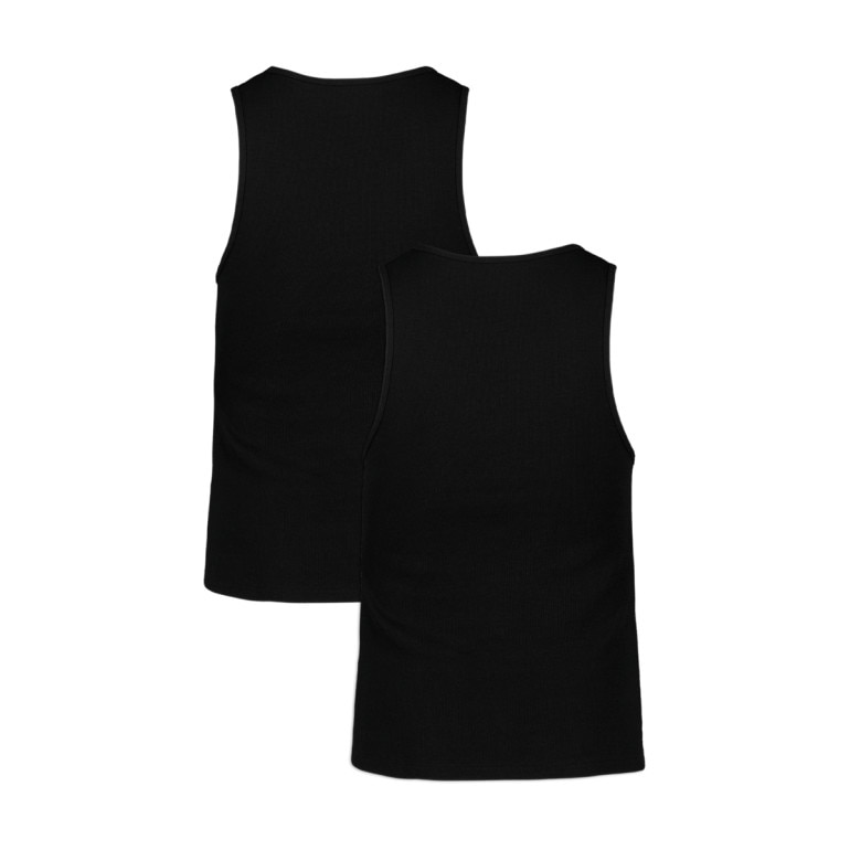 Męski tank top (2-pack) Under Armour Performance Tank Underwear Shirt - czarny