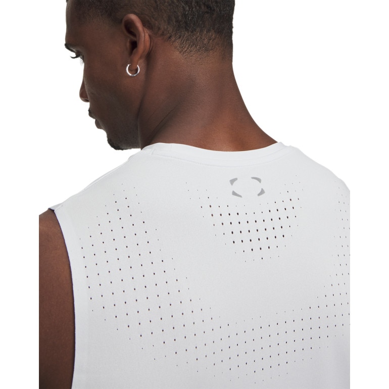 Męski top treningowy Under Armour UA Halo Vent SL - szary 