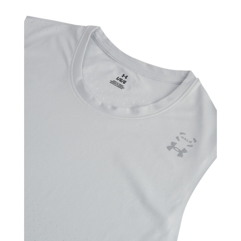 Męski top treningowy Under Armour UA Halo Vent SL - szary 