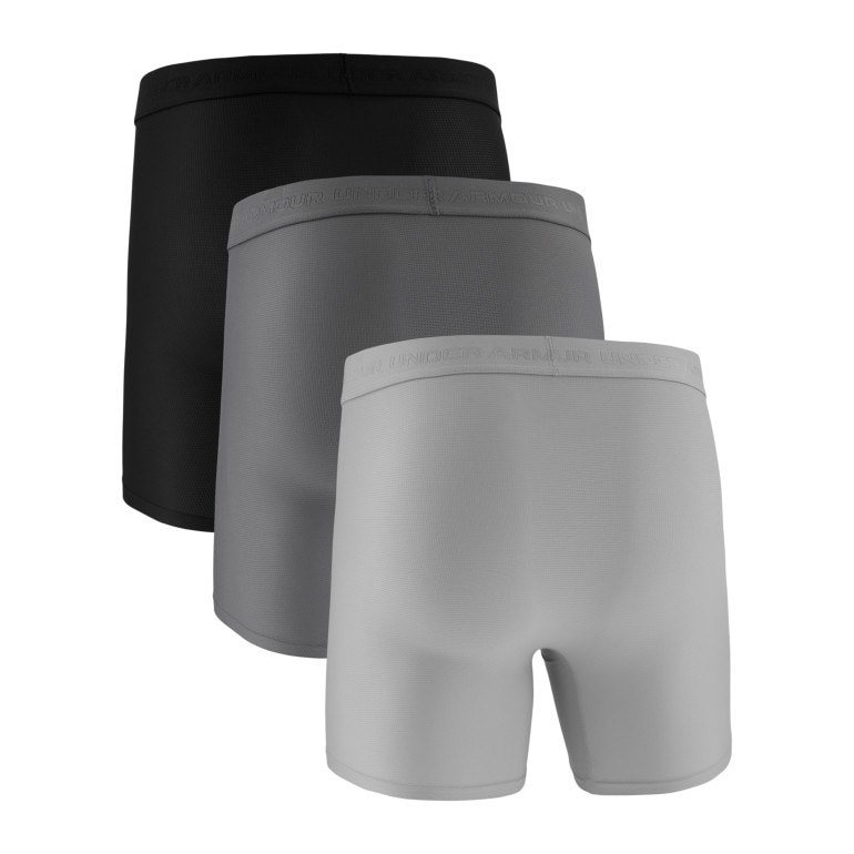 Męskie bokserki treningowe (3-pack) Under Armour UA Performance Tech Mesh 6” Boxerjock - multikolor