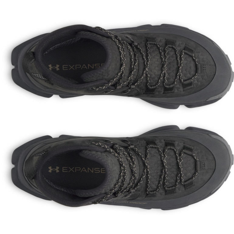 Męskie buty trekkingowe Under Armour Charged Expanse Mid LTHR WP - szare
