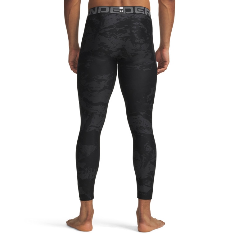 Męskie legginsy treningowe termoaktywne Under Armour HeatGear CB - czarne
