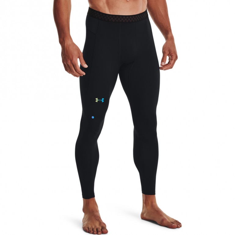 Męskie legginsy treningowe UNDER ARMOUR Rush CG 2.0 Leggings - czarne