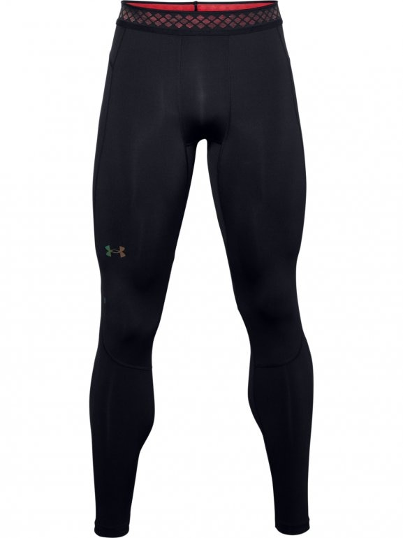 Męskie legginsy treningowe UNDER ARMOUR RUSH HG 2.0 Leggings - czarne