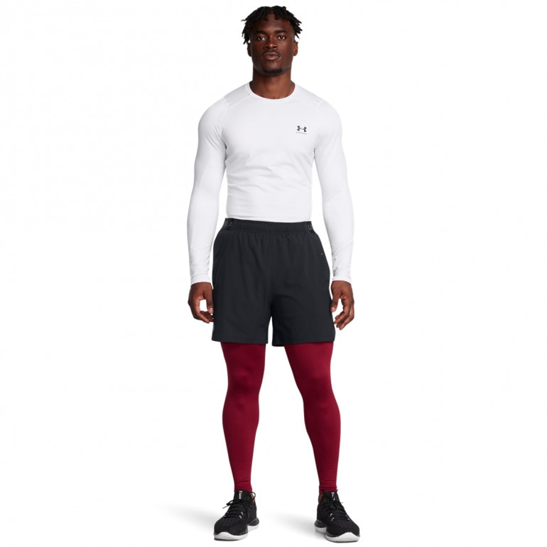 Męskie legginsy treningowe Under Armour UA Cg Elite Leggings - czerwone