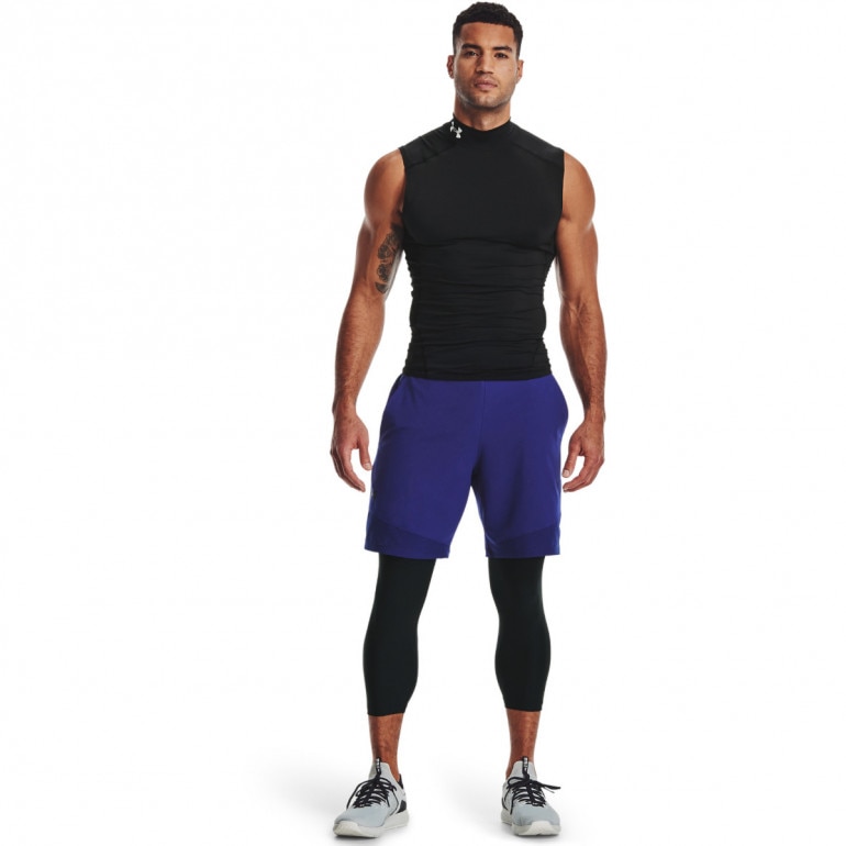 Męskie legginsy treningowe UNDER ARMOUR UA HG Armour 3/4 Legging - czarne