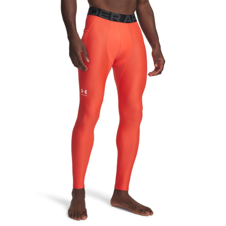 Męskie legginsy treningowe Under Armour UA HG Armour Leggings - czerwone