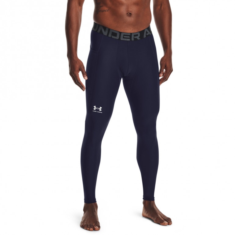 Męskie legginsy treningowe UNDER ARMOUR UA HG Armour Leggings - granatowe