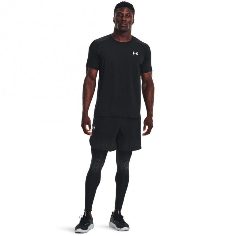 Męskie legginsy treningowe Under Armour UA HG ArmourPrint Leggings - czarne
