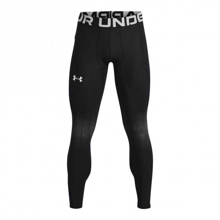 Męskie legginsy treningowe Under Armour UA HG ArmourPrint Leggings - czarne