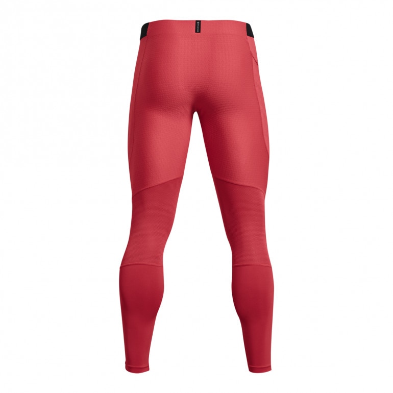 Męskie legginsy treningowe Under Armour UA SmartForm Rush Legging - czerwone