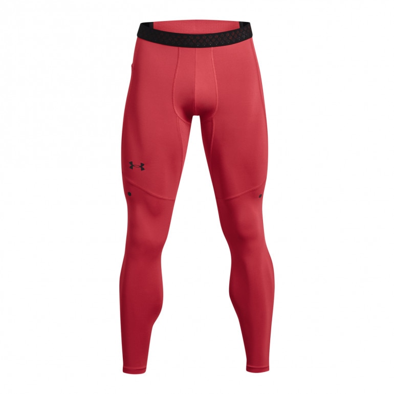 Męskie legginsy treningowe Under Armour UA SmartForm Rush Legging - czerwone