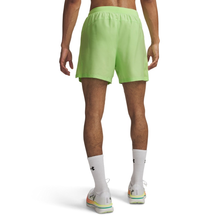 Męskie spodenki do biegania Under Armour UA Launch 5'' Short - zielone