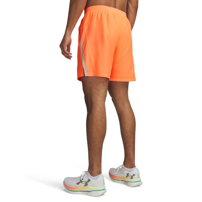 Męskie spodenki do biegania Under Armour UA Launch 7'' Short - koralowe