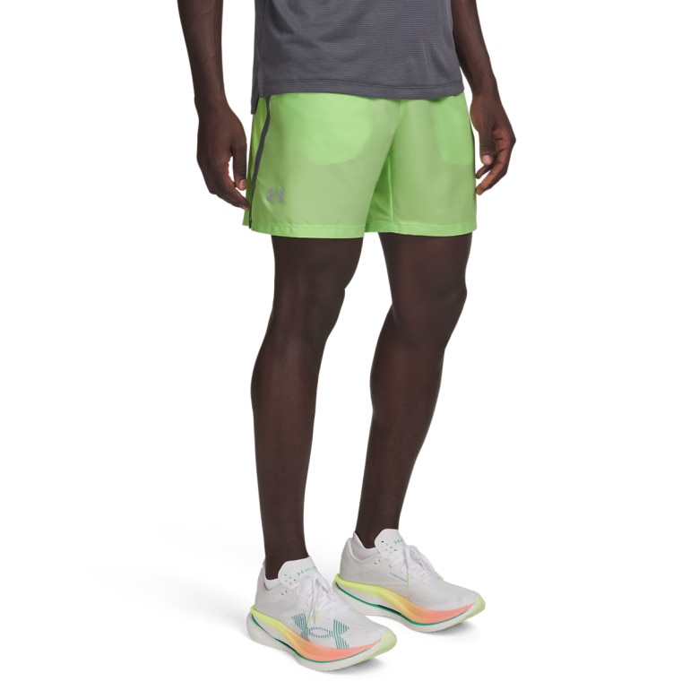Męskie spodenki do biegania Under Armour UA Launch 7'' Short - zielone