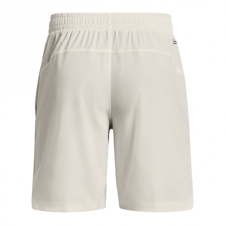 Męskie spodenki treningowe Under Armour Project Rock Woven Shorts - kremowe