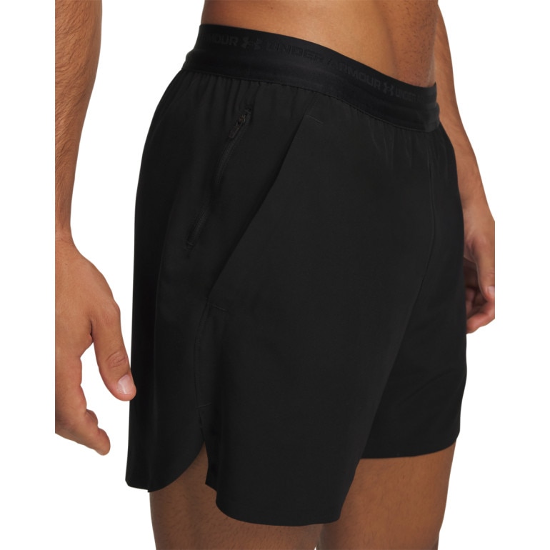 Męskie spodenki treningowe Under Armour UA Icon Fleece HZ Hoodie - czarne